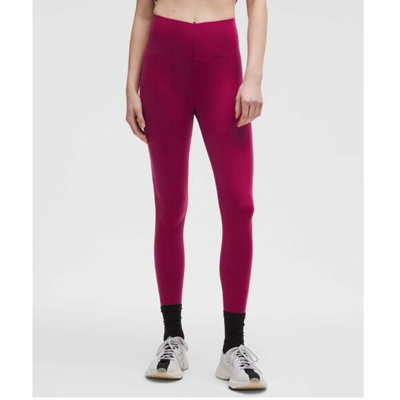 NWOT Lululemon Women's Glow Up Super-High-Rise Tight 25" in Magenta Smoke Size 8 - Picture 2 of 13